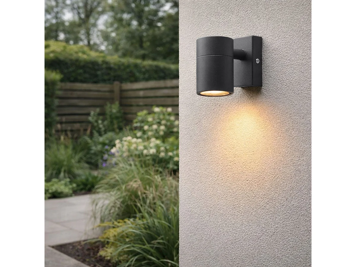 Applique murale extérieure anthracite IP44 - Solo