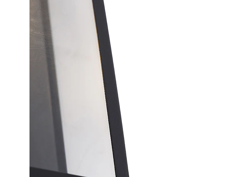 Applique murale d'extérieur industrielle noire IP44 avec verre - ROTTERDAM