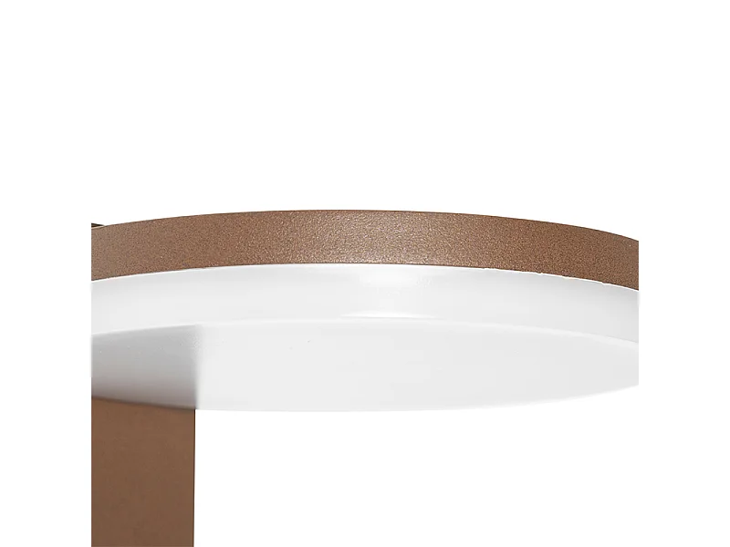 Applique d'extérieur moderne brun rouille avec LED IP54 - Esmee