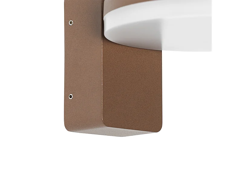 Applique d'extérieur moderne brun rouille avec LED IP54 - Esmee