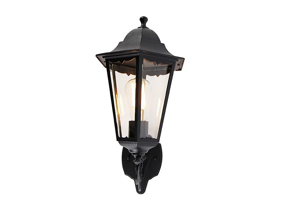 Applique d'extérieur classique noire IP44 - Havana Up