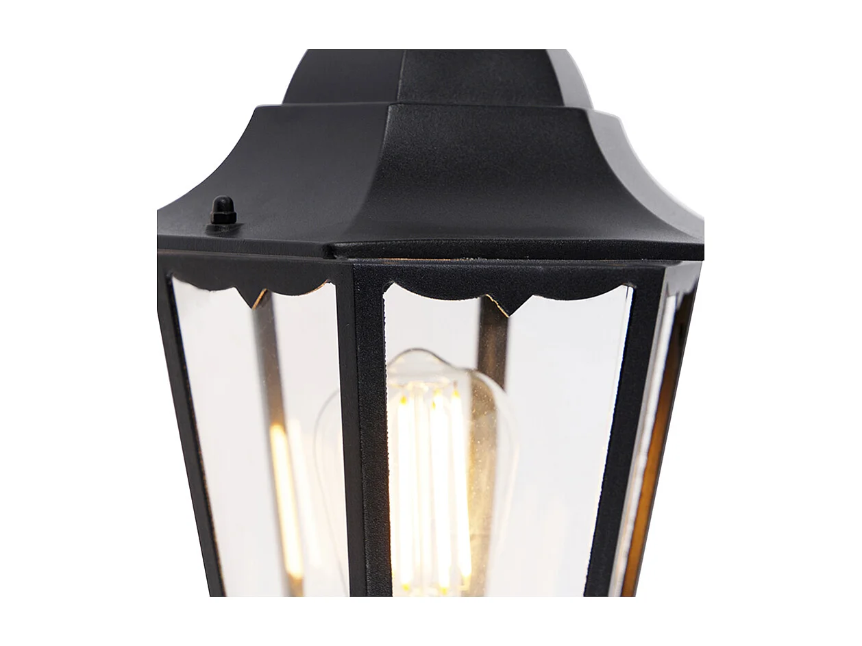 Applique murale d'extérieur classique noire IP44 - Havana Up