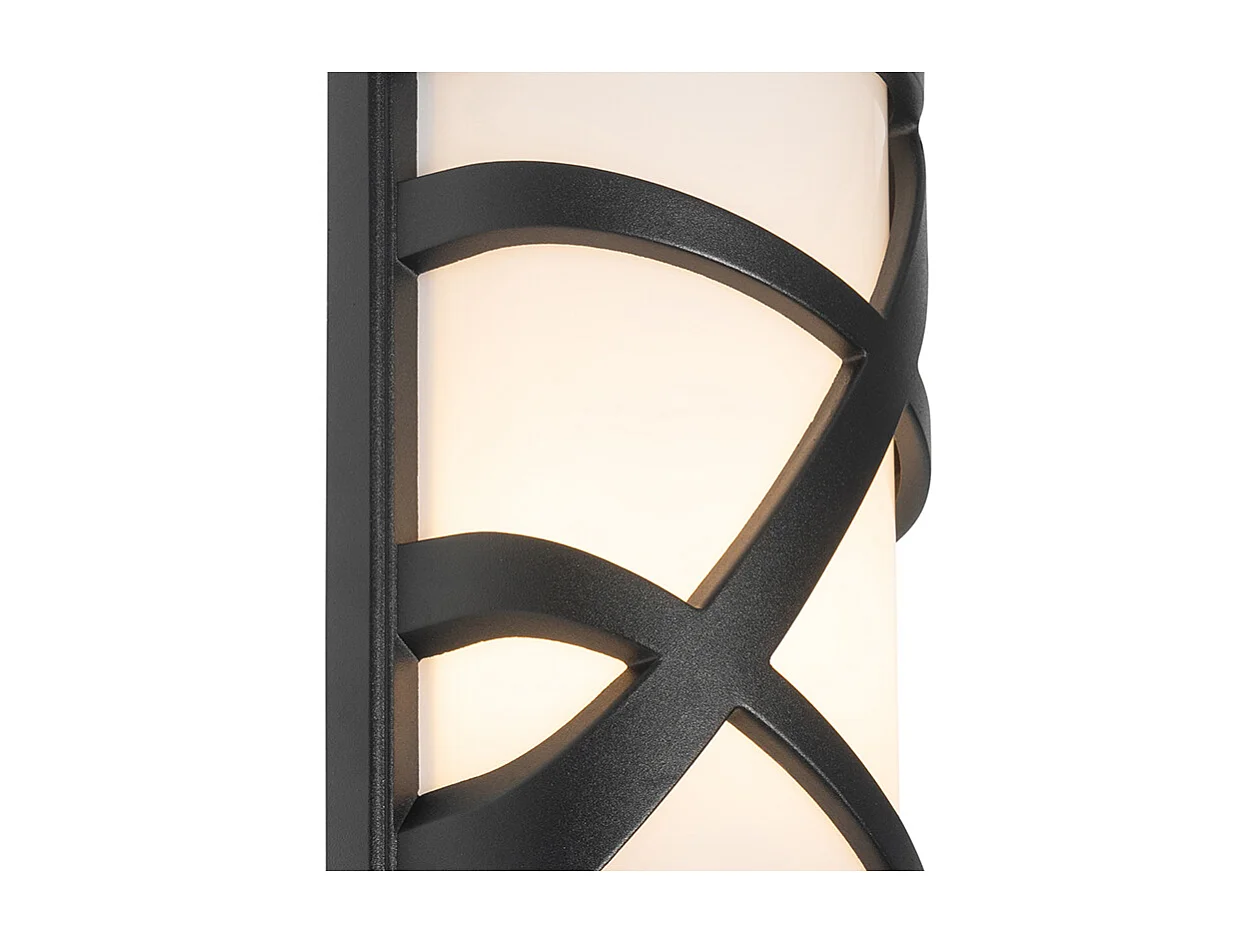 Applique murale extérieure moderne noire IP44 - Suzie