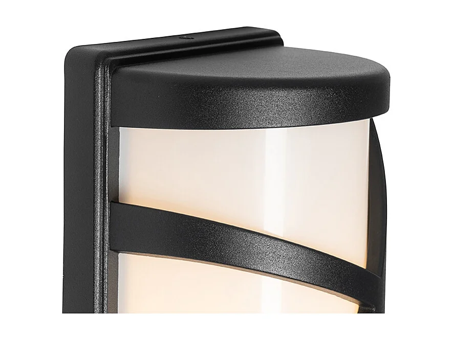 Applique murale extérieure moderne noire IP44 - Suzie