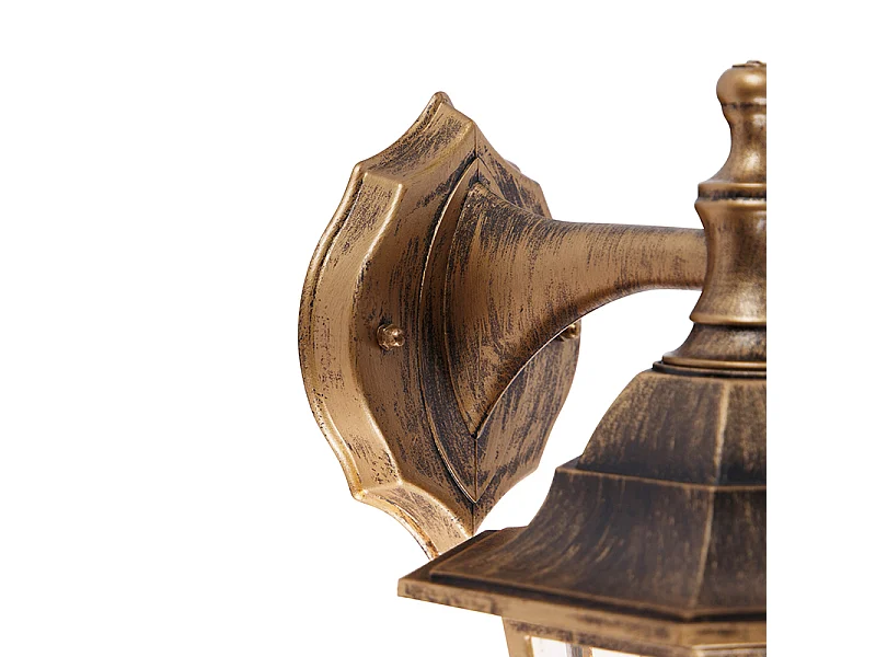 Applique murale d'extérieur antique dorée IP44 - New Haven