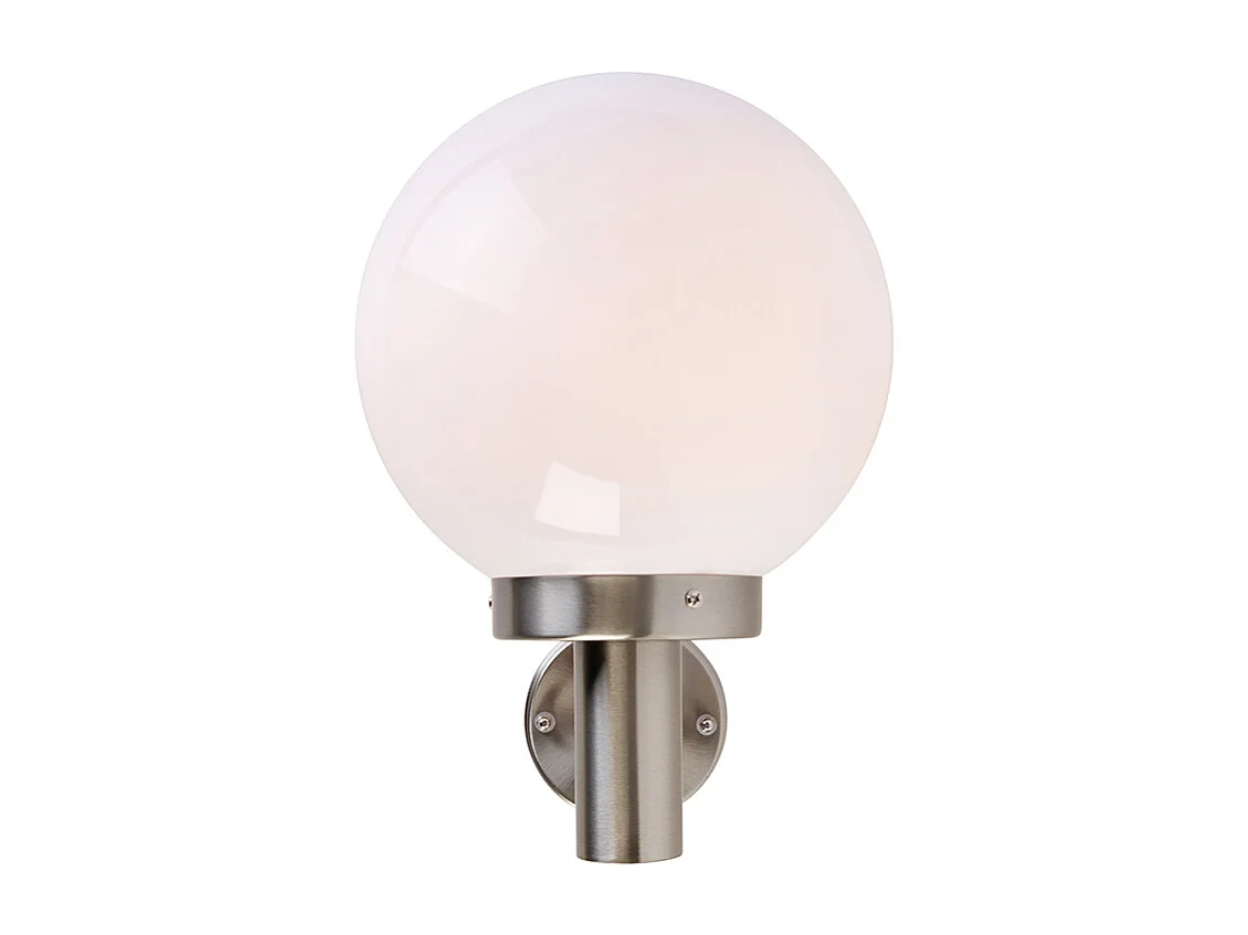 Applique murale d'extérieur moderne en acier inoxydable IP44 - Sfera