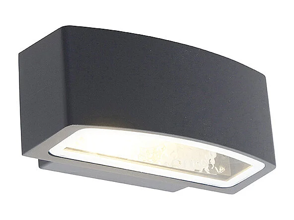 Applique d'extérieur moderne graphite 14,3 cm IP44 - Latina