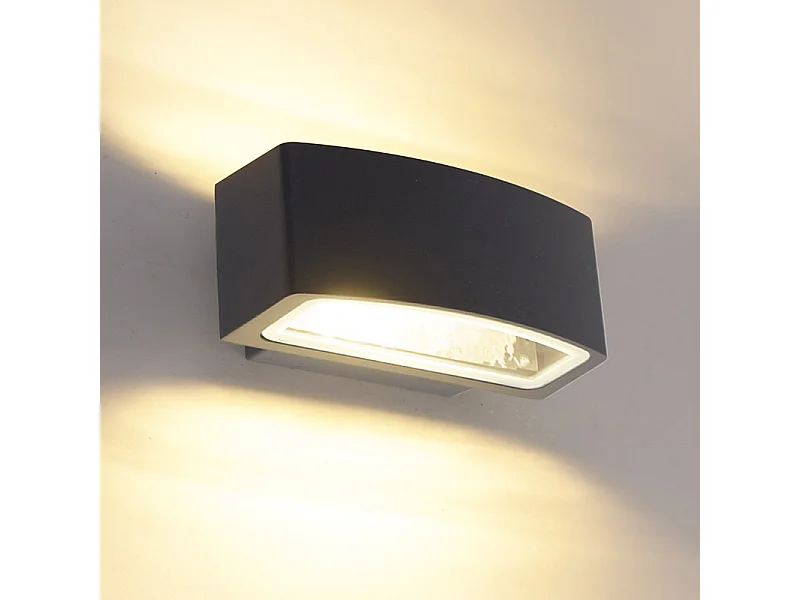 Applique d'extérieur moderne graphite 14,3 cm IP44 - Latina