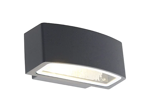 Applique d'extérieur moderne graphite 14,3 cm IP44 - Latina