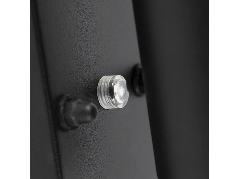 Applique murale d'extérieur noire 2 lumières IP44 avec capteur crépusculaire - Duo