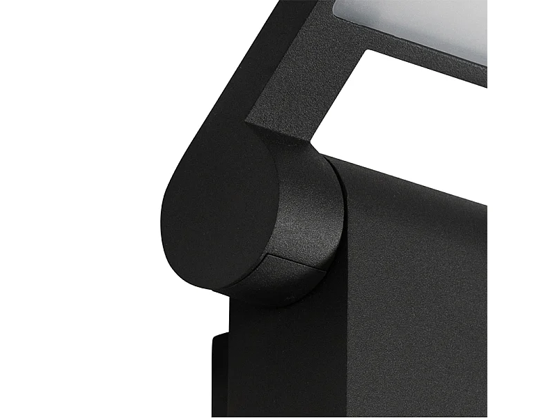 Applique d'extérieur grise avec LED IP54 avec détecteur de mouvement - Zane