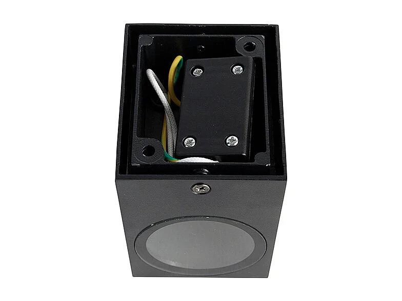 Applique murale moderne noire IP44 - Baleno