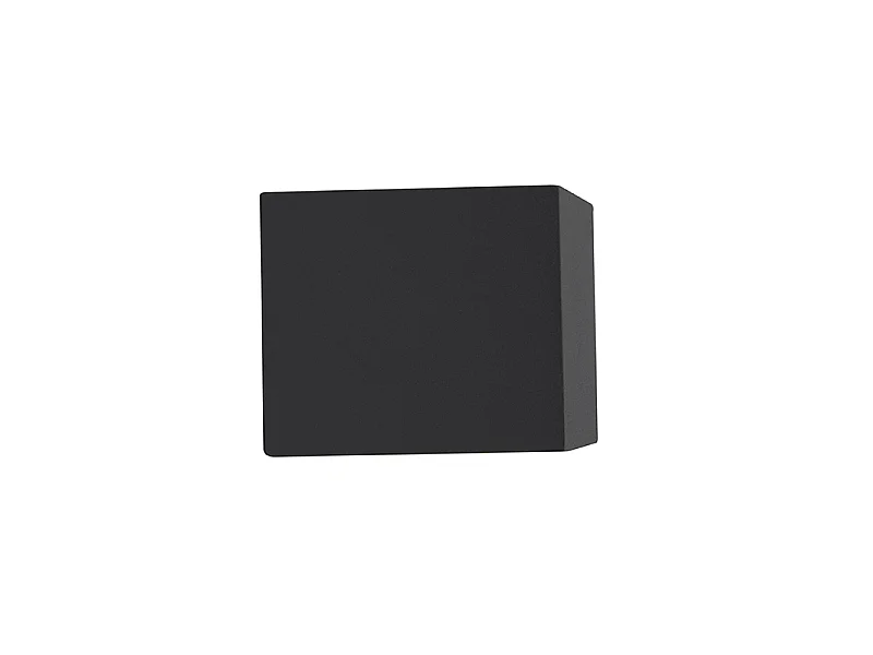 Applique murale moderne noire IP44 - Baleno
