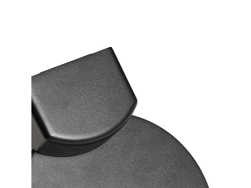 Applique murale extérieure noire avec LED intégrée IP54 détecteur de mouvement - Esmee