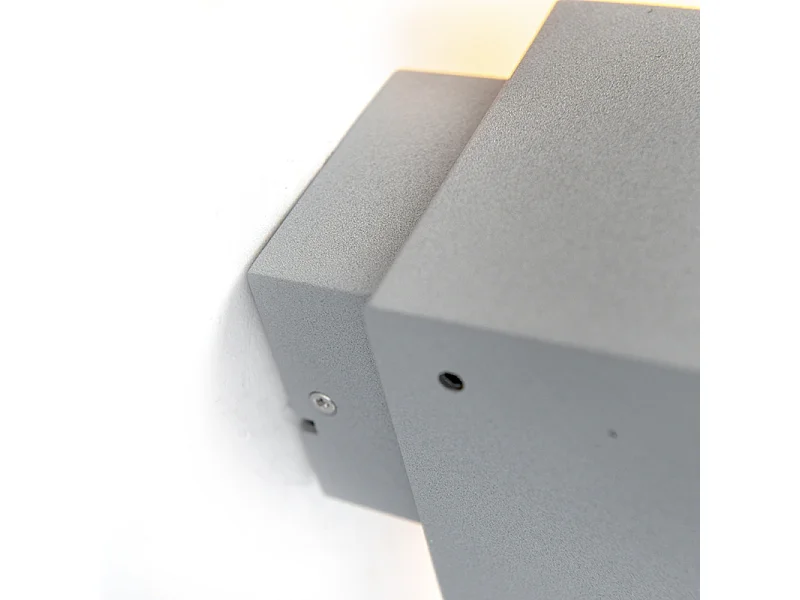 Applique murale extérieure moderne grise IP44 - Danemark