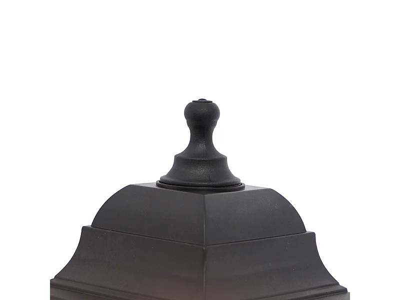 Applique d'extérieur noire classique avec détecteur de mouvement - Capital