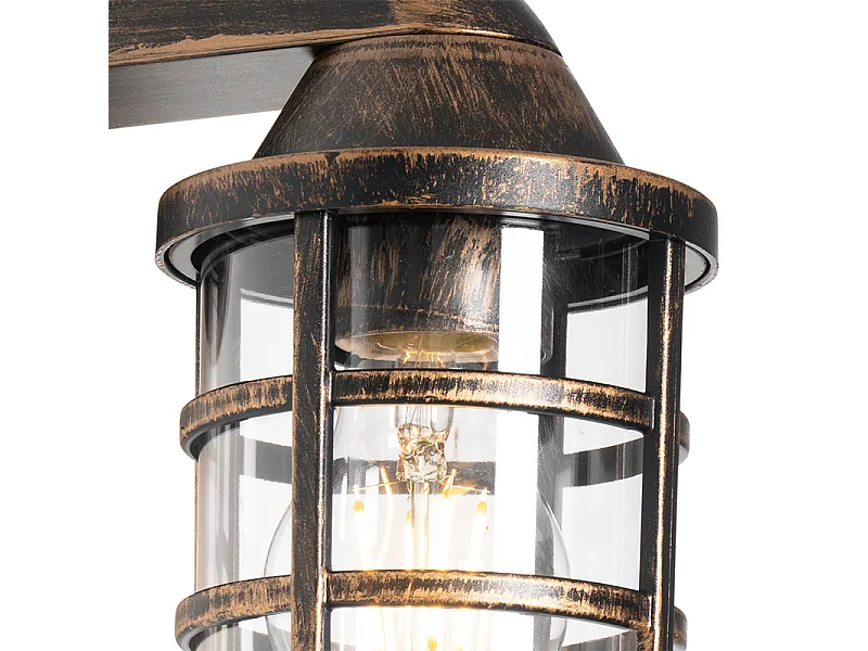 Applique d'extérieur vintage laiton IP54 - Joeri