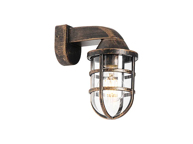 Applique d'extérieur vintage laiton IP54 - Joeri