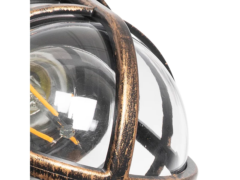 Applique murale d'extérieur vintage or antique IP54 - Joeri