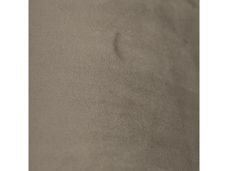 Abat-jour velours taupe 25/25/25 avec intérieur doré