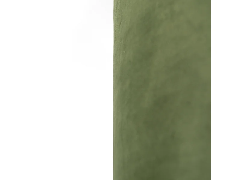 Abat-jour en velours vert 40/40/40 avec intérieur doré