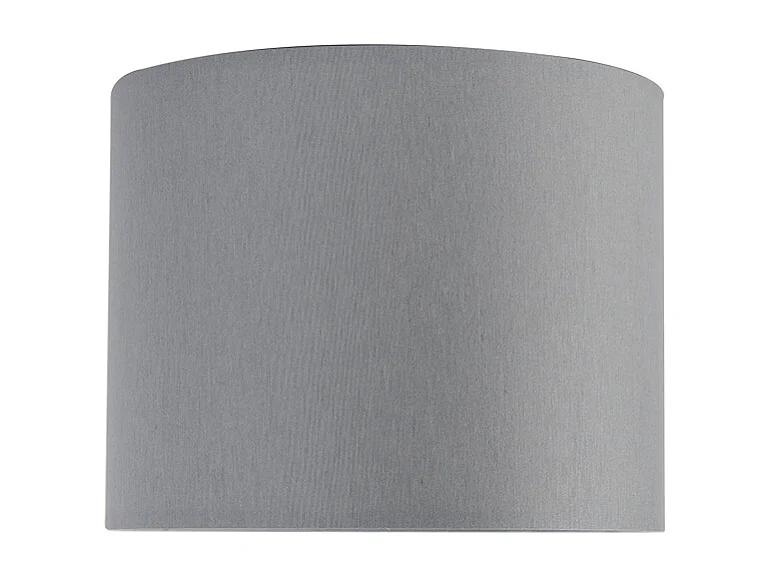 Abat-jour gris 18/18/14 avec intérieur blanc