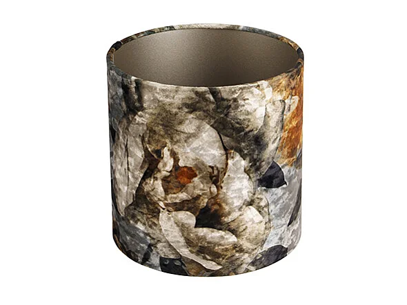 Abat-jour en velours design floral 20/20/20