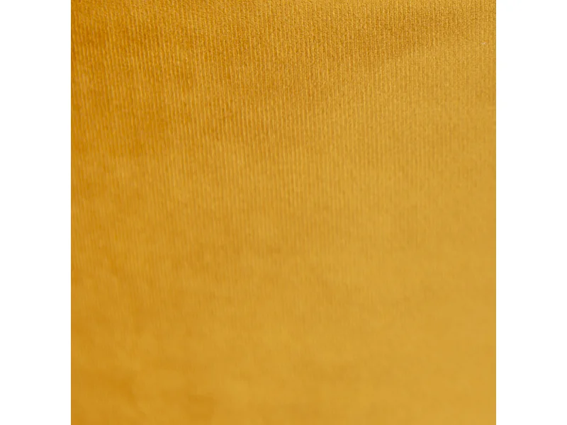 Abat-jour en velours jaune 35/35/20 avec intérieur doré