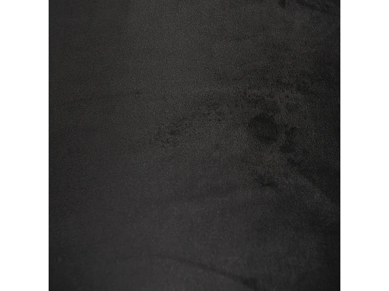 Abat-jour en velours noir 40/40/40 avec intérieur doré