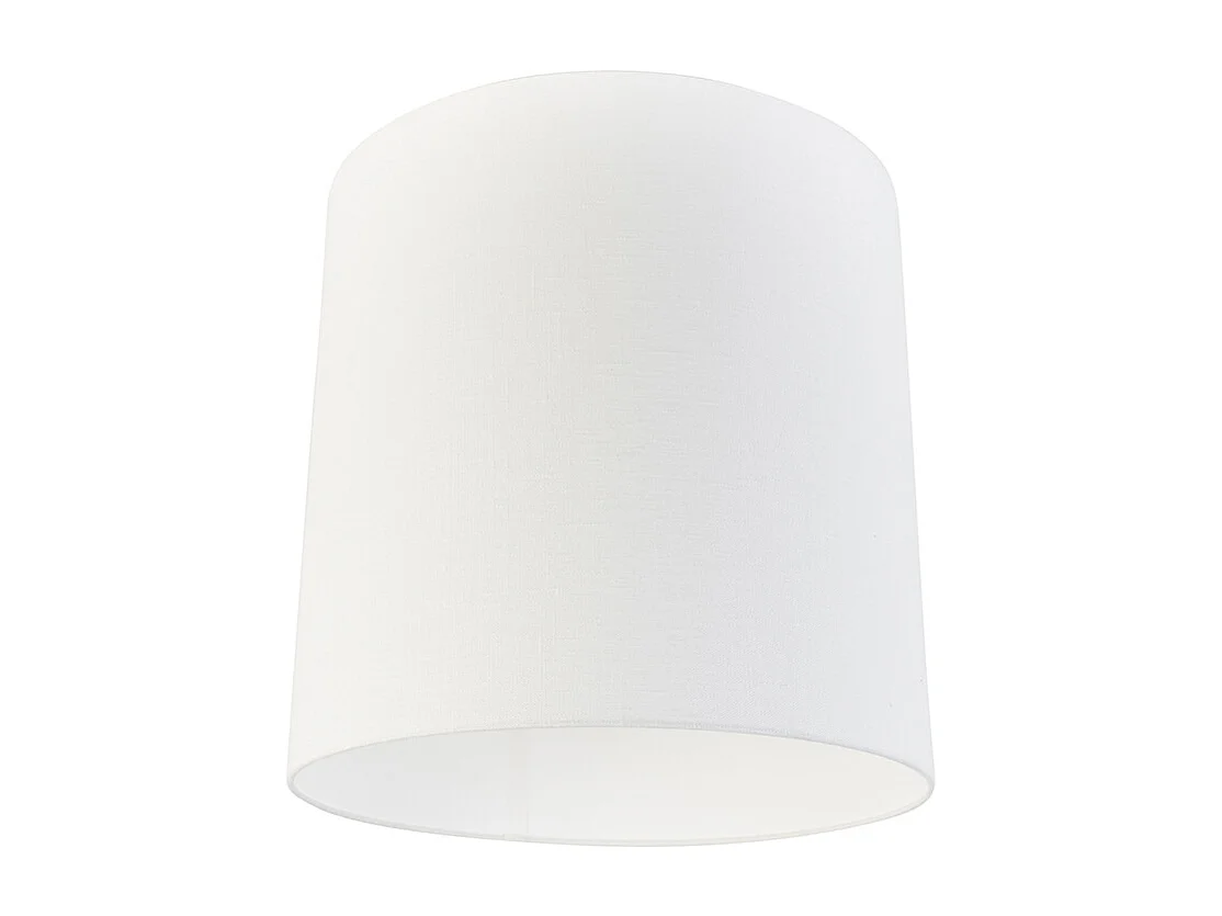 Abat-jour en tissu blanc | 40/40/40