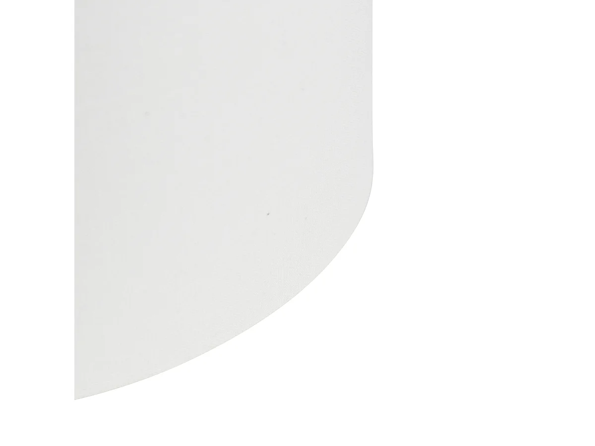 Abat-jour en tissu blanc | 40/40/40