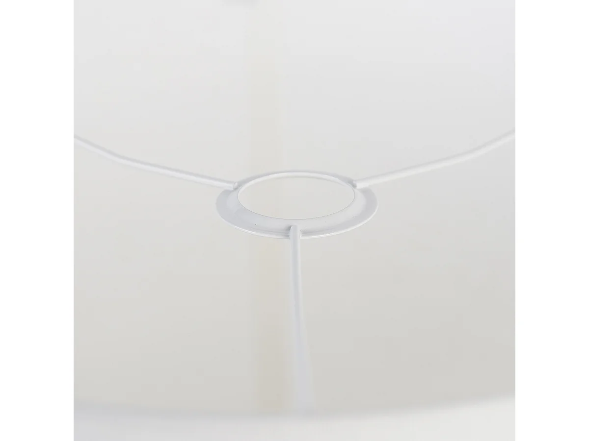 Abat-jour en tissu blanc | 40/40/40