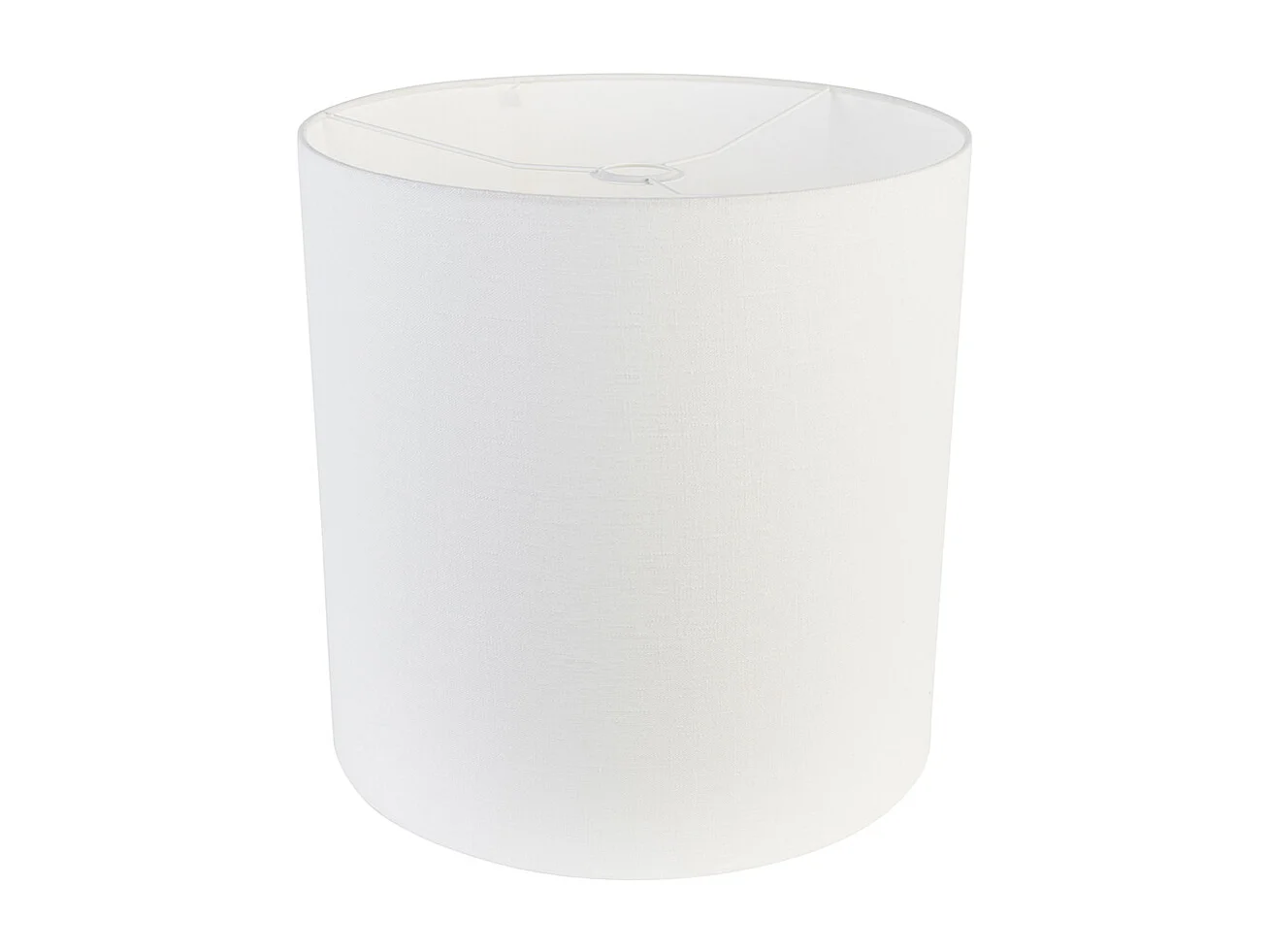 Abat-jour en tissu blanc | 40/40/40