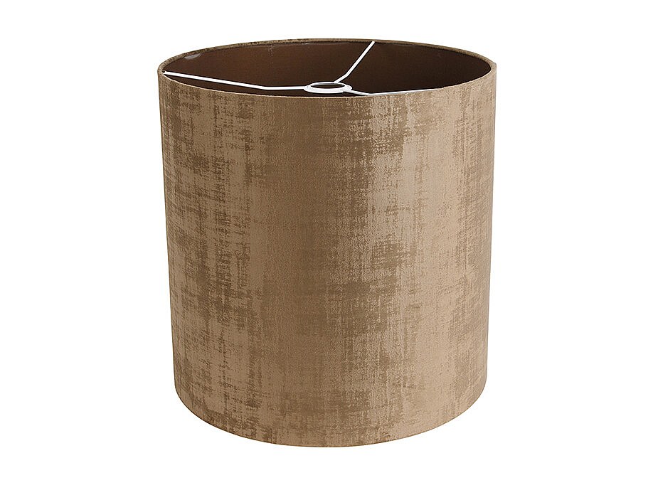 LUMINAIRE Abat-jour BRIGHTON velours Marron foncé