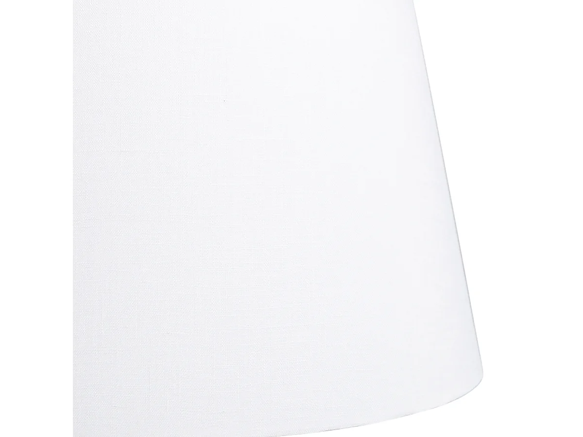 Abat-jour en lin blanc 35/30/20