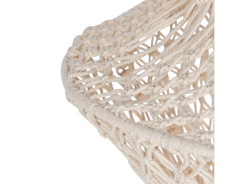 Abat-jour en macramé naturel 90 cm