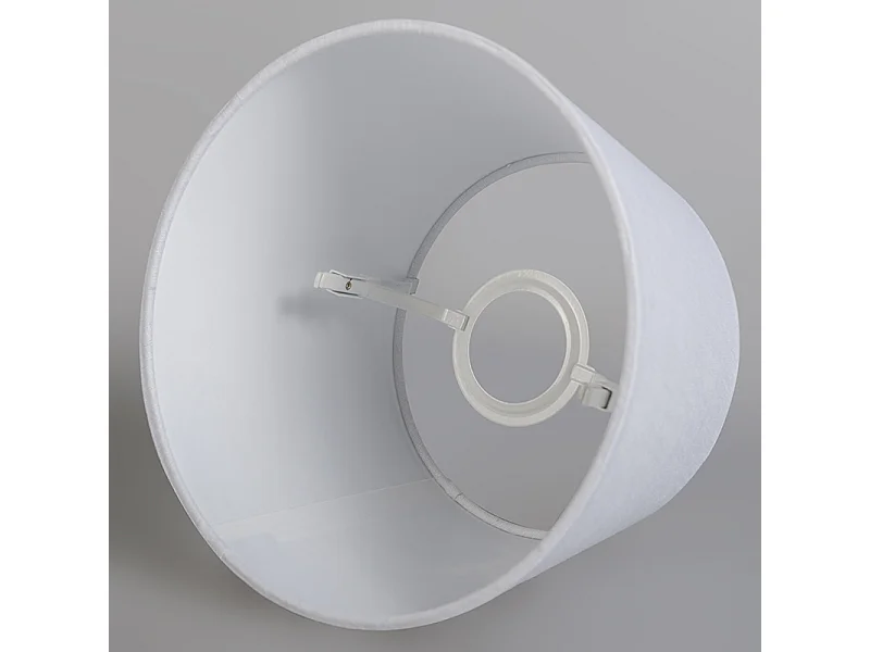 Abat-jour en lin blanc 25/16