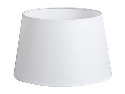 Abat-jour en lin blanc 25/16