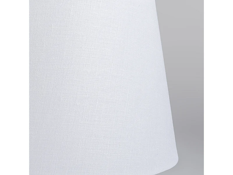 Abat-jour en lin blanc 25/16