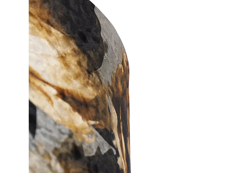 Abat-jour en velours design floral 35/35/20