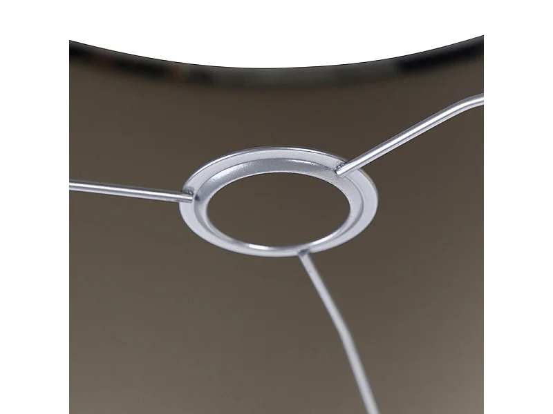 Abat-jour en velours design floral 35/35/20