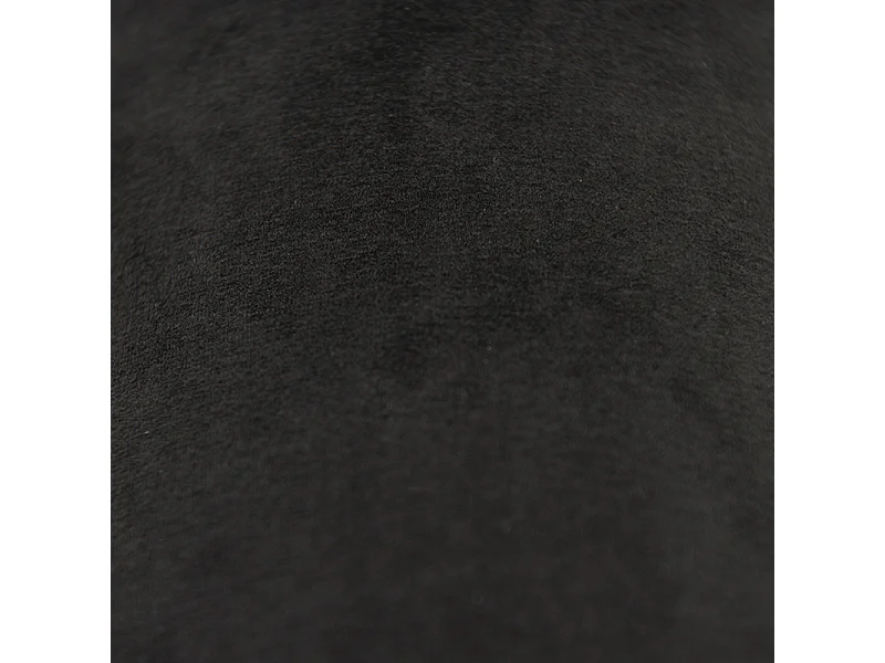 Abat-jour en velours noir 18/18/14 avec intérieur doré