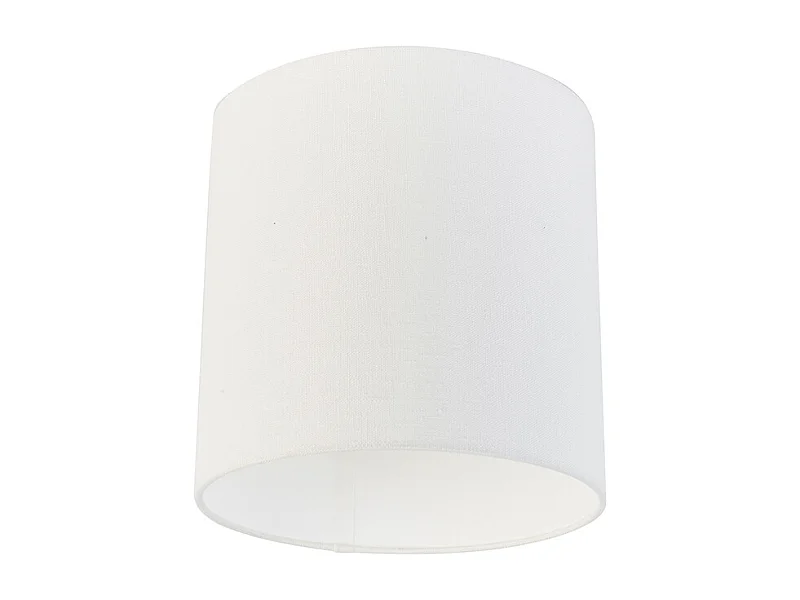 Abat-jour en tissu blanc 25/25/25