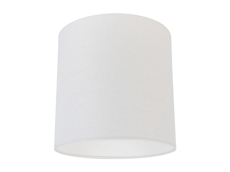 Abat-jour en tissu blanc 25/25/25