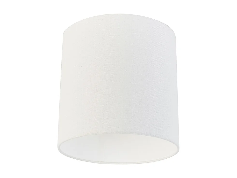 Abat-jour en tissu blanc 25/25/25