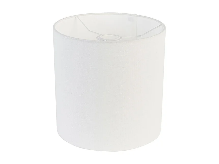 Abat-jour en tissu blanc 25/25/25