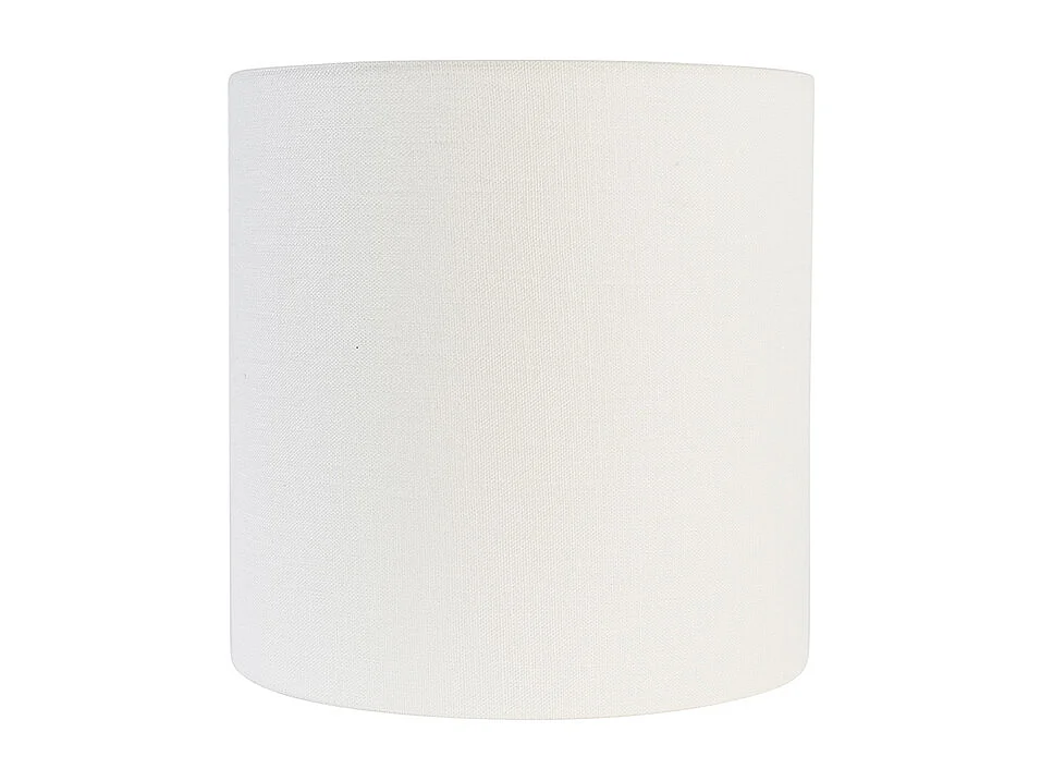 Abat-jour en tissu blanc 25/25/25