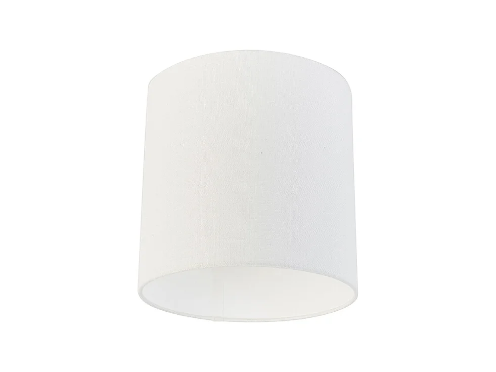 Abat-jour en tissu blanc 25/25/25