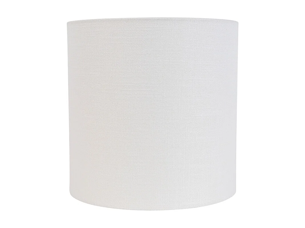 Abat-jour en tissu blanc 25/25/25