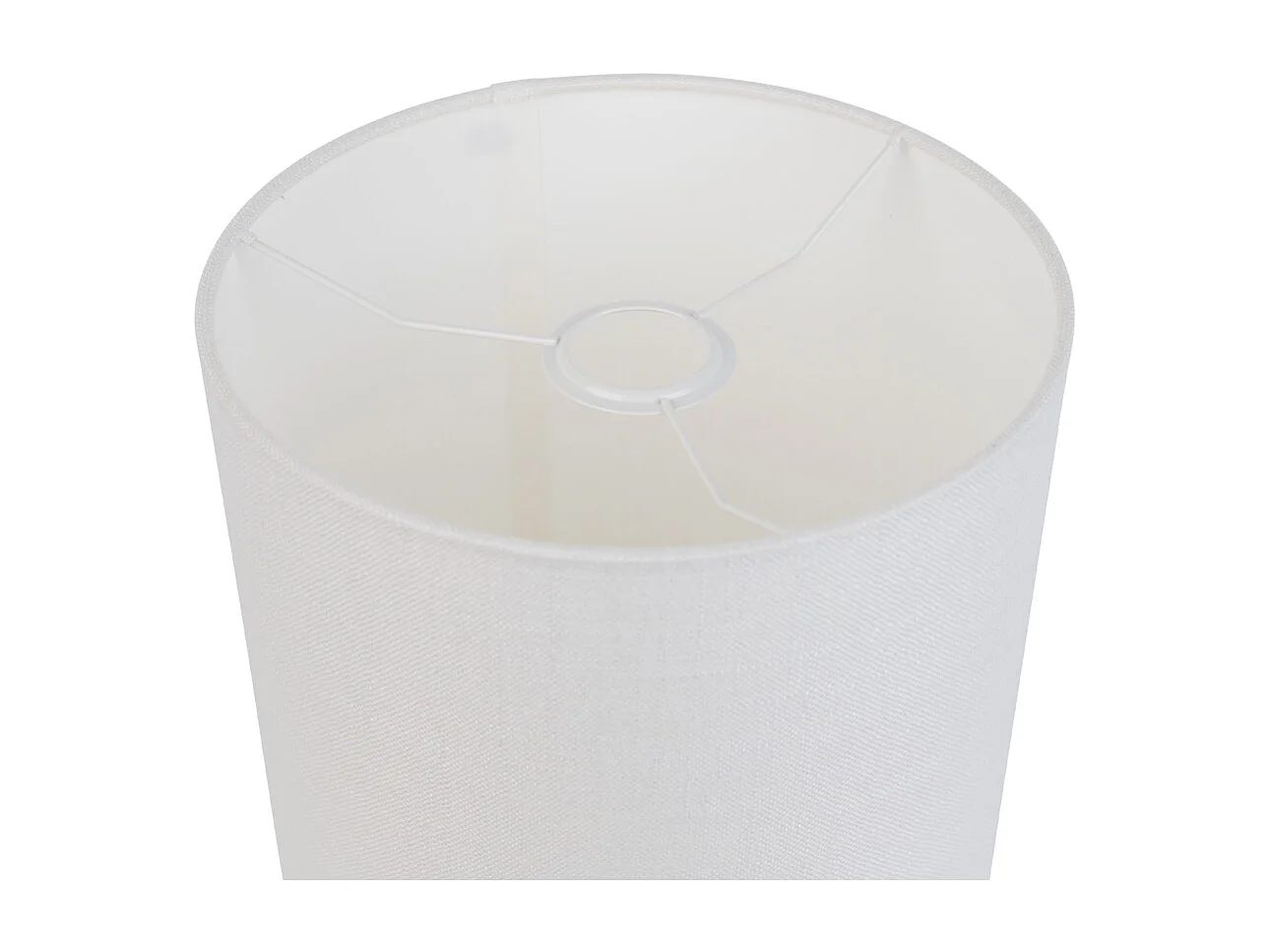 Abat-jour en tissu blanc 25/25/25